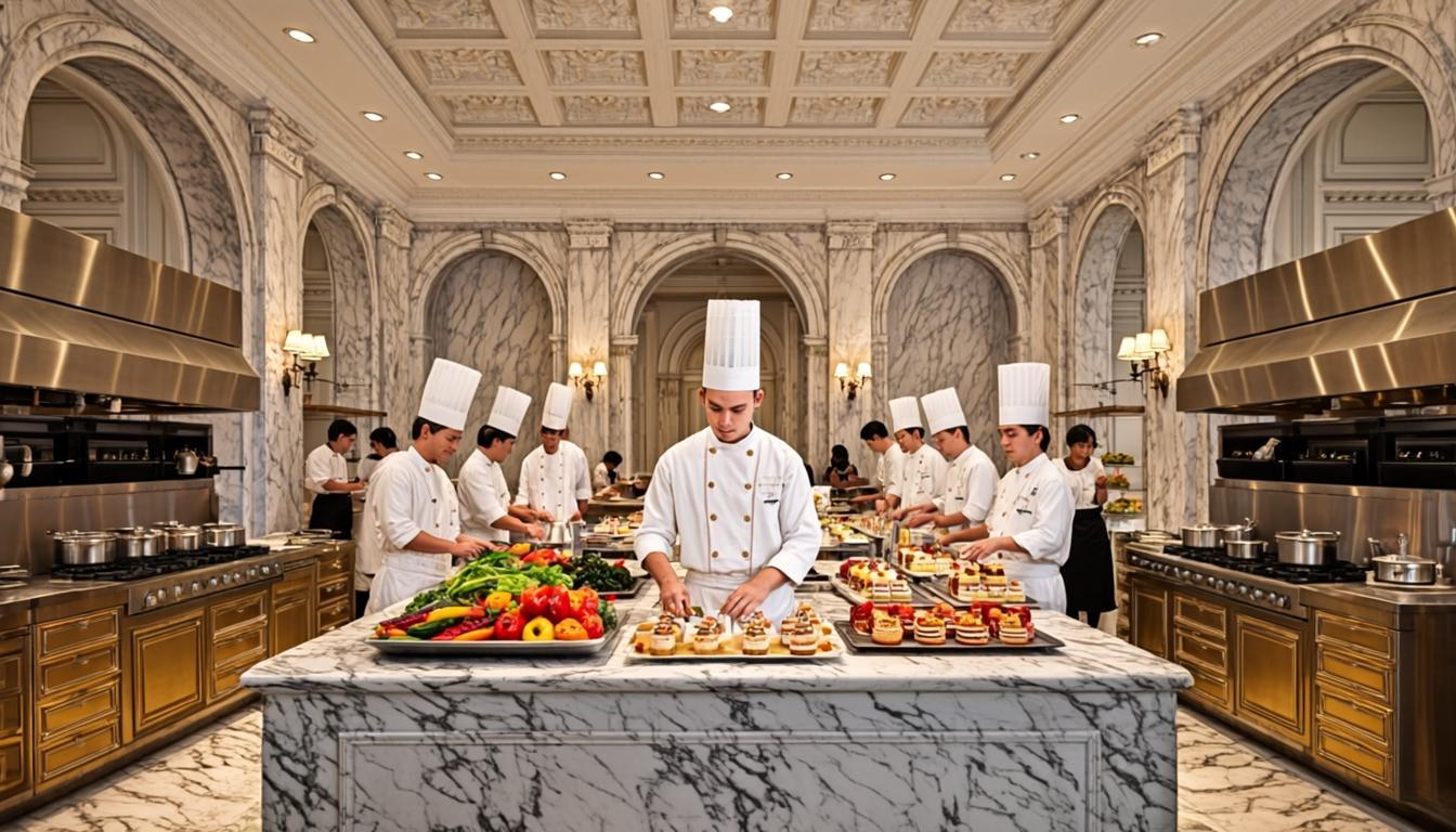 Salle de maîtres du Centre des Arts et Métiers Culinaires